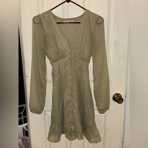 Green Polka Dot Dress